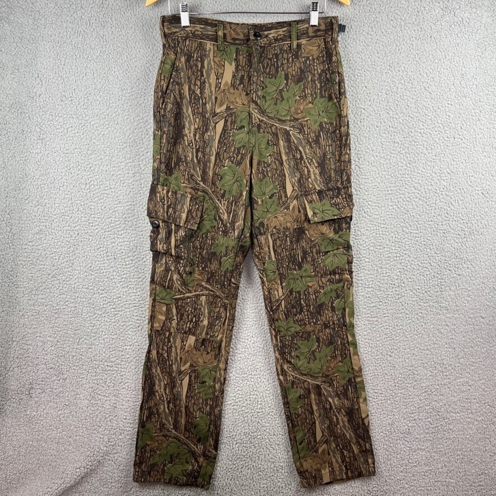 Vintage Gander Mountain Trebark Camo Hunting Carg Pants Men's 30 - 32x34‎ USA